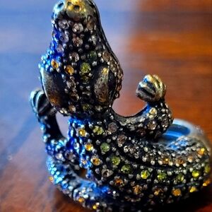 Ladies Alligator ring. Adjustable